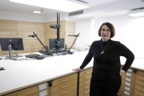 Direktorin des Käthe Kollwitz Museums Katharina Koselleck im Interview bezüglich des Umbaus und der Wiedereröffnung des Käthe Kollwitz Museum im Käthe Kollwitz Museum Köln (&copy; Thomas Brill)