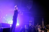 Deutsche Indie-Rap-Musikgruppe Kraftklub gastiert auf ihrer "In Schwarz"-Tour im Palladium Köln (© Thomas Brill)