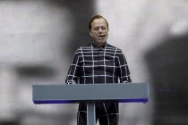 Deutsches multimediales Projekt Kraftwerk gastiert zum Start der "Tour de France" mit einem Konzert im Ehrenhof Düsseldorf  (© Thomas Brill)