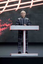 Deutsches multimediales Projekt Kraftwerk gastiert zum Start der "Tour de France" mit einem Konzert im Ehrenhof Düsseldorf  (© Thomas Brill)