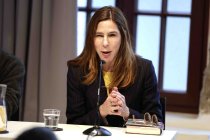 Amerikanische Schriftstelleri Rachel Kushner liest aus ihrem neuen Roman "See der Schöpfung" im Literaturhaus Köln (© Thomas Brill)