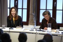 Amerikanische Schriftstelleri Rachel Kushner liest aus ihrem neuen Roman "See der Schöpfung" im Literaturhaus Köln (© Thomas Brill)