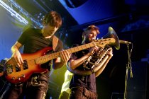 Deutsche Blasmusik-Gruppe LaBrassBanda gastiert auf ihrer "Kiah Royal"-Tour in der Live Music Hall Köln (© Thomas Brill)