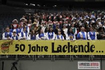 Öffentlichen Pressekonferenz 50 Jahre Lachende Kölnarena in der Lanxess-Arena Köln (© Thomas Brill)