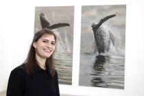 Deutsche Malerin Cécile Lempert gastiert mit ihrer Ausstellung "Down Below" vom 15. Januar bis 28. Februar 2026 in der artothek Köln (&copy; Thomas Brill)