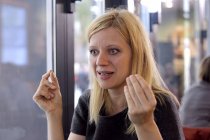 Ukrainischstämmige Pianistin Valentina Lisitsa im Interview über ihren Auftritt am 03. November 2013 in der Kölner Philharmonie (© Thomas Brill)