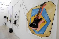 Luxemburger Künstlerin Catherine Lorent gastiert mit ihrer Ausstellung "Kölner DOOM Relegation" vom 09. Juni bis 27. August 2016 in der artothek Köln (© Thomas Brill)