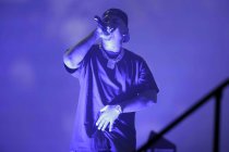 Deutscher Rapper Patrick Großmann alias Luciano gastierte auf seiner "Exot"-Tour in der Lanxess Arena Köln (© Thomas Brill)