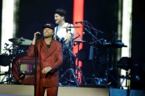 Amerikanische Folk-Rock-Band The Lumineers gastieren auf ihrer "Automatic"-Tour in der Lanxess-Arena Köln (© Thomas Brill)