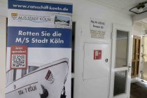 Ordensvorstellung der KG Kölsche Rotshäre von 1990 e.V  auf dem ehem. Ratsschiff MS Stadt Köln im Rheinauhafen am Kunsthaus Rhenania Köln (&copy; Thomas Brill)