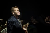 Amerikanisches Hip-Hop-Duo Macklemore and Ryan Lewis gastiert auf ihrer "Downtown"-Tour in der Lanxess-Arena Köln (© Thomas Brill)