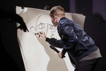 Amerikanisches Hip-Hop-Duo Macklemore and Ryan Lewis gastiert auf ihrer "Downtown"-Tour in der Lanxess-Arena Köln (© Thomas Brill)