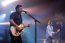 Britische Rock-Band Manic Street Preachers gastiert auf ihrer "20th Anniversary Everything Must Go"-Tour in der Live Music Hall Köln (© Thomas Brill)