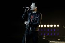 Kanadische Rockmusiker Marc Martel gastiert mit seiner Queen Tribute Show "One Vision of Queen feat. Marc Martel" in der Lanxess-Arena Köln (© Thomas Brill)