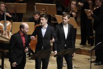 Die Countertenor-Gala mit Valer Sabadus, Terry Wey und Philipp Mathmann in Begleitung des Freiburger Barockorchester unter der Leitung des deutsch-norwegischen Violinisten und Dirigenten Gottfried von der Goltz in der Kölner Philharmonie (© Thomas Brill)