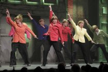 Stck "Merkelmainia" bei der Stunksitzung 2014 im E-Werk Kln (© Thomas Brill)