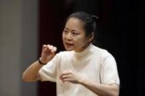 Japanische Geigerin Midori gab einen Meisterkurs im Kammermusiksaal der Hochschule für Musik und Tanz Köln (&copy; Thomas Brill)