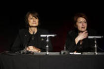Französische Journalistin und Autorin Catherine Millet liest aus ihrem Buch Eifersucht bei der lit.COLOGNE 2010 - Das zehnte Mal in der Kulturkirche Köln (© Thomas Brill)