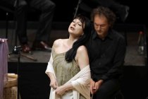 Mísia, Nuria Rial, Vincenzo Capezzuto, Katerina Papadopoulou, Anna Dego gastirern auf der musikalischen Mittelmeerreise "Mediterraneo"in der Philharmonie Köln (© Thomas Brill)