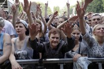 Deutsche Rapper Mohamed El Moussaoui alias MoTrip gastiert auf seiner "Mama"-Tour auf dem Kunst!Rasen Bonn-Gronau (© Thomas Brill)