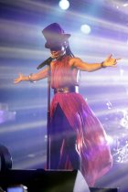 Englische Trip-Hop-Band Morcheeba gastiert auf ihrer "Blaze Away"-Tour in der Live Music Hall Köln (© Thomas Brill)