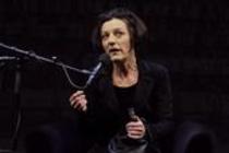 Deutsche Schriftstellerin Herta Müller trifft den chinesischen Desidenten Ai Weiwei bei der lit.COLOGNE 2010 im Schauspielhaus Köln (© Thomas Brill)