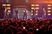 Amerikanische Boygroup New Kids on the Block gastiert auf ihrer "The Block"-Tour in der Philipshalle Düsseldorf (&copy; Thomas Brill)