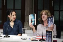 Amerikanische Schriftstellerin Celeste Ng liest aus ihrem neuen Roman "Unsre verschwundenen Herzen" im Literaturhaus Köln (© Thomas Brill)