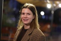 Deutsche Schauspielerin Lavinia Thelen-Nowak im Interview bezüglich ihrer Arbeit am Schauspiel Köln in der Alten Feuerwache Köln  (&copy; Thomas Brill)