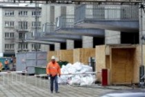 Sanierung der Bühnen der Stadt Köln" auf dem Opernplatz Köln (© Thomas Brill)