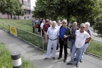 Einweihung von „Otto Hofner´s Lachende Kölnarena Weg“ am Südosteingang der Lanxess-Arena Köln (© Thomas Brill)