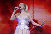 Deutsche Sängerin Kim Petras gastiert auf ihrer "Feed The Beast"-Tour im Palladium Köln (&copy; Thomas Brill)