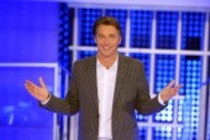 Deutscher Fernsehmoderator Jörg Pilawa moderiert seine neue Show "Rette die Million!" im TV-Studio Köln (© Thomas Brill)