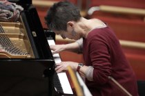 Portugiesische Pianistin Maria João Pires gastiert in Begleitung des London Symphony Orchestra unter der Leitung des britischen Dirigenten Daniel Harding in der Philharmonie Köln (&copy; Thomas Brill)