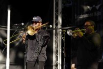 Amerikanischer Sänger und „Godfather of Punk“ Iggy Pop gastiert auf seiner "Live 2025"-Tour Open Air am Tanzbrunnen Köln (© Thomas Brill)