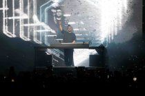 Deutscher DJ Benjamin Beyer alias "David Puentez" gastiert auf seiner „More Goes Not“-Tour im Palladium Köln (&copy; Thomas Brill)