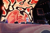 Amerikanische Funkrock- und Alternative-Rockband Red Hot Chili Peppers gastieren auf ihrer "Unlimited Love"-Tour im RheinEnergie Stadion Köln (© Thomas Brill)