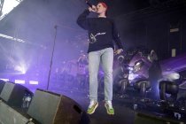 Deutscher Rapper Renato Simunovic alias "RIN" gastiert auf seiner "EROS"-Tour Open Air Tanzbrunnen Köln (© Thomas Brill)