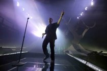 Deutscher Rapper Renato Simunovic alias "RIN" gastiert auf seiner "Nimmerland"-Tour im Palladium Köln (&copy; Thomas Brill)