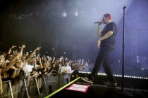 Deutscher Rapper Renato Simunovic alias "RIN" gastiert auf seiner "Nimmerland"-Tour im Palladium Köln (&copy; Thomas Brill)