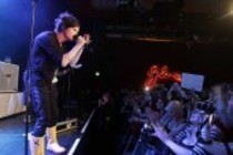 Finnische Alternative-Rock-Band The Rasmus gastiert mit ihrem Sänger Lari Ylonen auf ihrer "The Rasmus"-Tour im Gloria Theater Köln (© Thomas Brill)