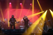 Deutsche Rockbands Puhdys, City und Karat gastieren auf ihrer "Rock Legenden"-Tour in der Mitsubishi Electric Halle Düsseldorf (&copy; Thomas Brill)