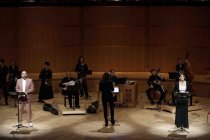 Deutsche Blockflötistin Dorothee Oberlinger gastiert in Begleitung von Roberta Mameli (Sopran), Xavier Sabata (Countertenor) und des Ensembles "1700" im Rahmen des Festival FELIX! in der Kölner Philharmonie (© Thomas Brill)
