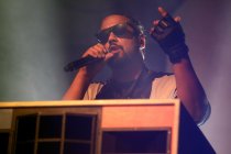 Afrodeutscher Rapper Samy Deluxe gastiert in Begleitung seiner Band DLX BND auf seiner "Berühmte letzte Worte"-Tour im E-Werk Köln (© Thomas Brill)