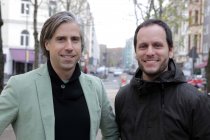 Geschäftsführer der Theater und Medien GbR Marc Schäfers und Tobias Philippen in der Alteburgerstraße Köl (© Thomas Brill)