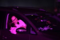Deutsches Pop- und Ambient-Projekt Schiller des Hamburger Keyboarders Christopher von Deylen gastiert auf seiner "Morgenstund"-Tour im Autokino Düsseldorf (© Thomas Brill)