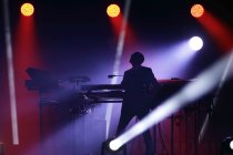 Deutsches Pop- und Ambient-Projekt Schiller des Hamburger Keyboarders Christopher von Deylen gastiert auf seiner "Morgenstund"-Tour in der Lanxess-Arena Köln (© Thomas Brill)