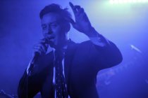 Deutsche Schauspieler Tom Schilling & The Jazz Kids gastiert auf seiner "Neue Lieder über die Liebe und den Tod"-Tour im Jaki des Stadtgarten Köln (© Thomas Brill)
