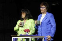 Stück "Schlimm, schlimm" bei der Stunksitzung 2026 im E-Werk Köln (&copy; Thomas Brill)