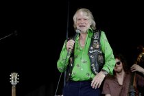 Ruhrpott-Komödiant Helge Schneider gastiert mit seiner Band auf seiner "Ein Mann und seine Musik"-Tournee Open Air am Tanzbrunnen Köln (&copy; Thomas Brill)